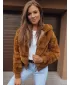 Pomladna jakna DSTREET TY2285 RJAVA