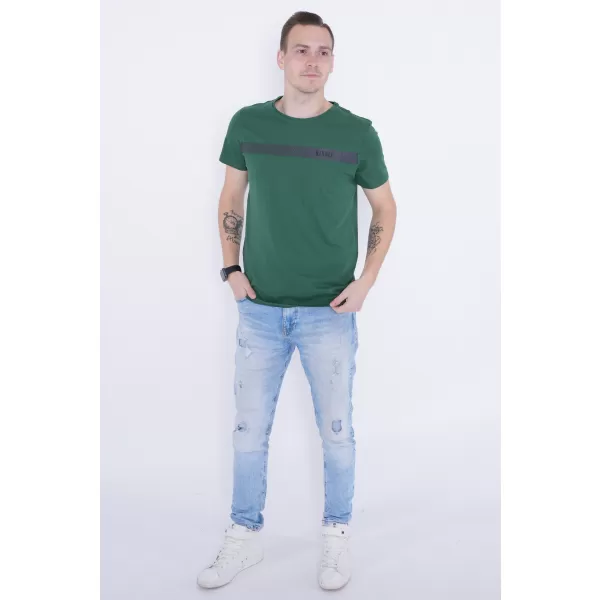  Moška majica s kratkimi rokavi KIXMI PARKER ZELENA 