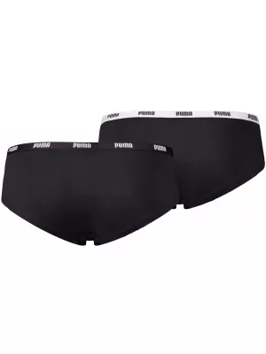 Ženske spodnjice PUMA WOMEN HIPSTER 2P PACK 90785203 ČRNA