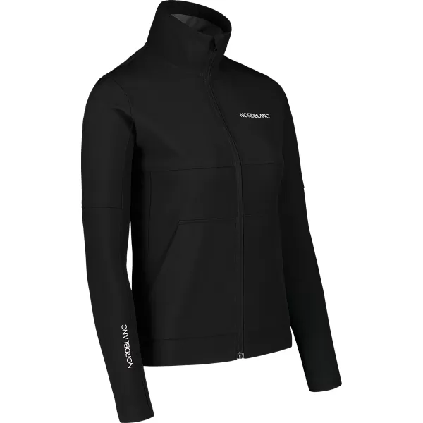  Ženska softshell jakna NORDBLANC FJORD NBSSL7657 ČRNA 