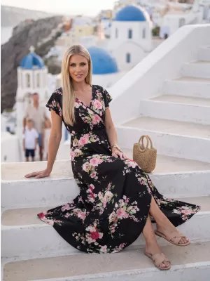 Obleka KIXMI PRINCESSA ČRNA