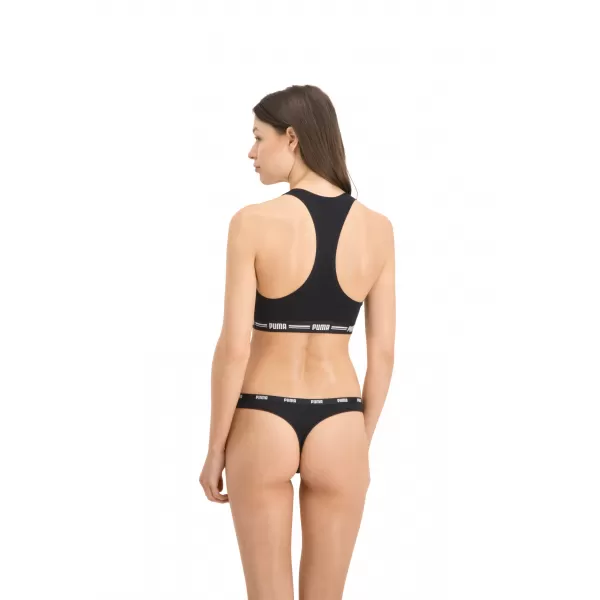  Ženske spodnjice PUMA STRING 3P PACK 90759002 ČRNA 