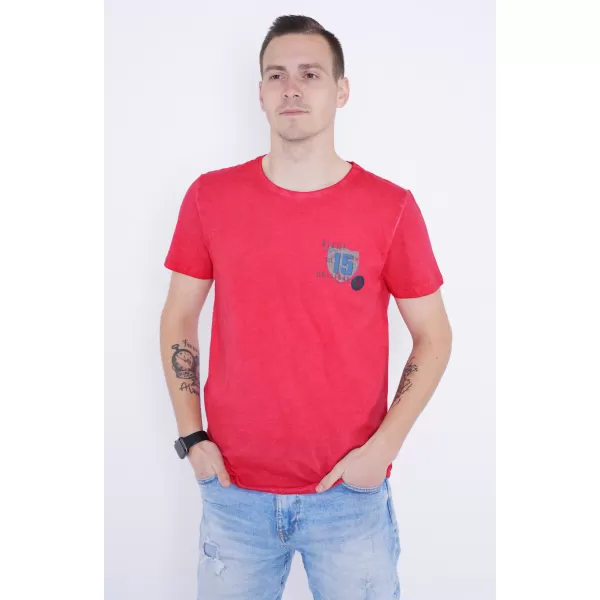  Moška majica s kratkimi rokavi KIXMI PHIL RDEČA 