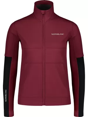 Ženska softshell jakna NORDBLANC FJORD NBSSL7657 BORDO