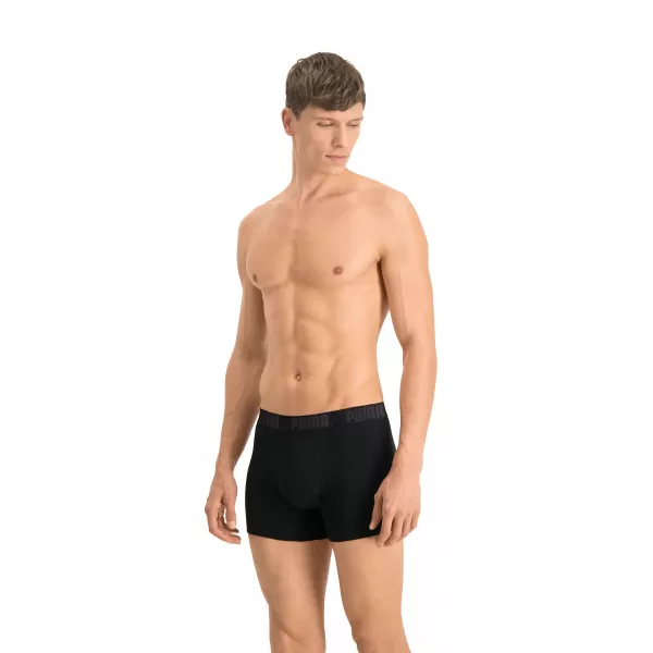  Moške boksarice PUMA BASIC BOXER 2P 88886958 ČRNA/ČRNA 