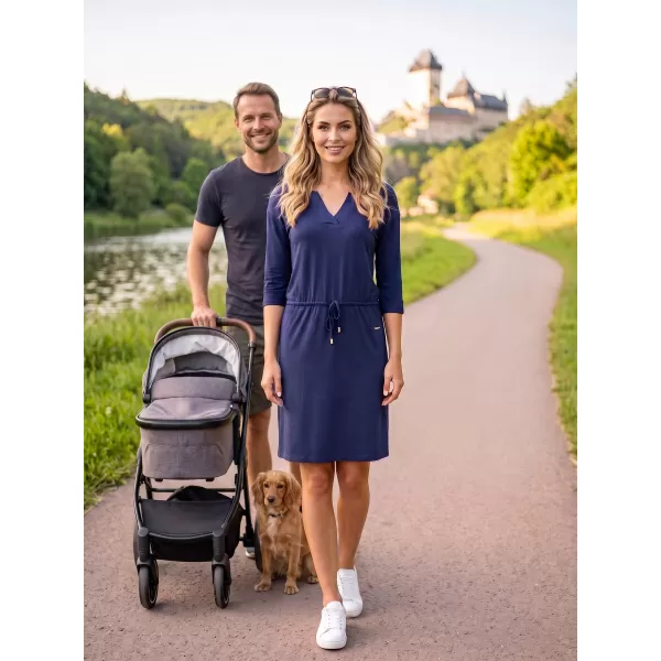  Obleka ALTISPORT ANIKA TEMNO MODRA 