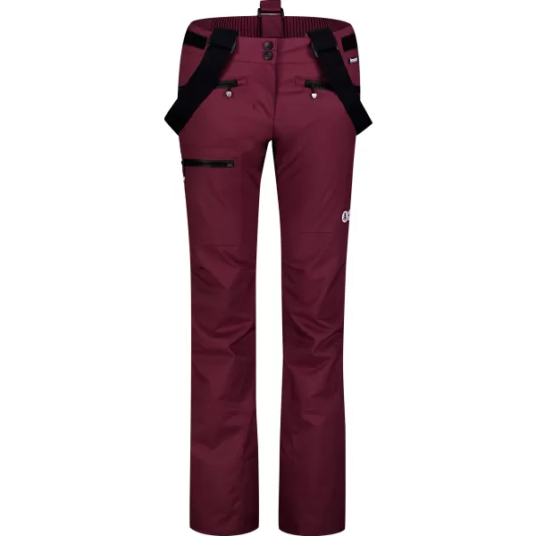  Ženske smučarske hlače NORDBLANC SNOWBALL NBWP7769 BORDO 