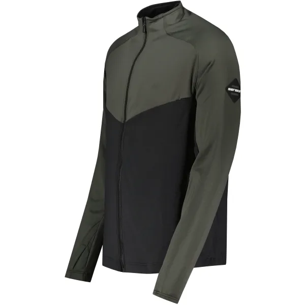 Moška jopica SENSOR COOLMAX THERMO 22200057 ČRNA/OLIVE GREEN 