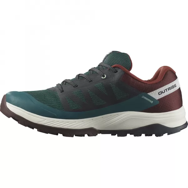  Moški čevlji SALOMON OUTRISE GORE-TEX L47142100 PONDEROSA BOR/GRENKA ČOKOLADA/VANILJEV LED 