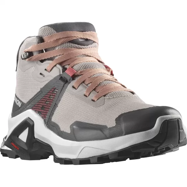  Otroški čevlji SALOMON X RAISE MID GORE-TEX L47071500 PEPEL VRTNIC/BRESKEV BEŽ/ČAJNA VRTNICA 