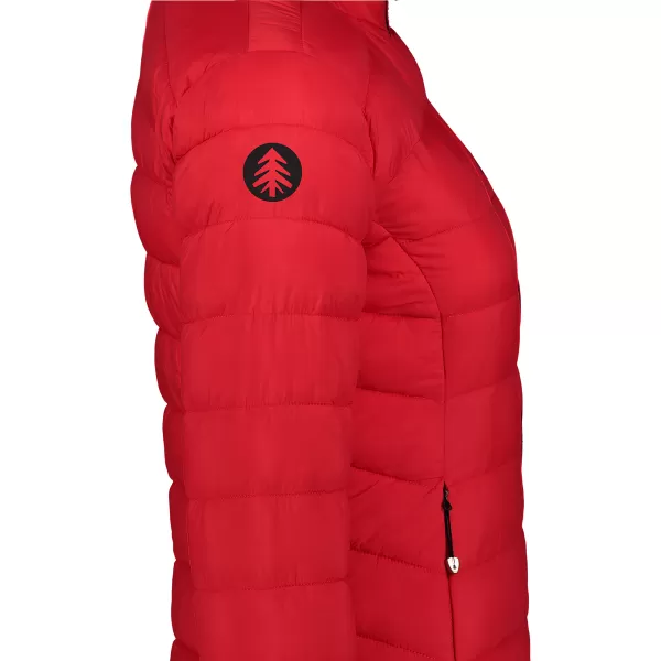  Ženska prešita jakna NORDBLANC SURROUNDINGS NBWJL7719 RDEČA 