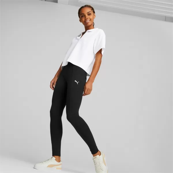  Ženske pajkice PUMA HER HIGH-WAIST LEGGINGS 674230-01 ČRNA 