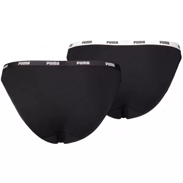  Ženske spodnjice PUMA WOMEN BIKINI 2P PACK 90785103 ČRNA 