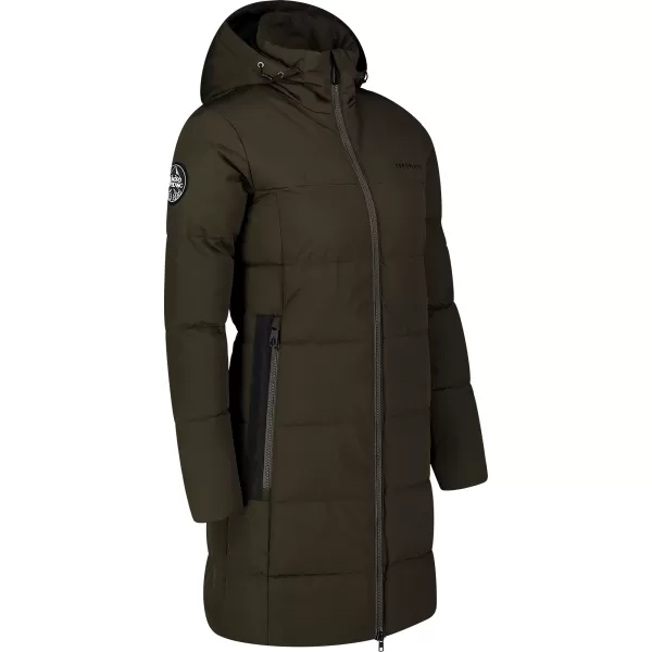  Ženski zimski plašč NORDBLANC EXQUISITE NBWJL7722 ZELENA 