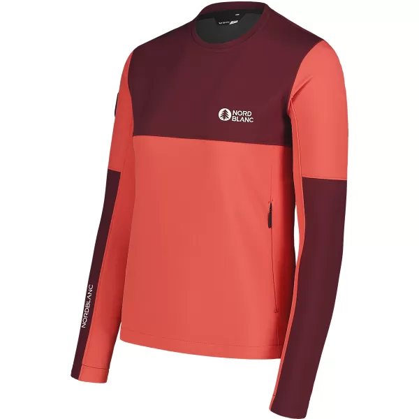  Ženska softshell jakna NORDBLANC COVE NBSSL7656 RDEČE KORALE 