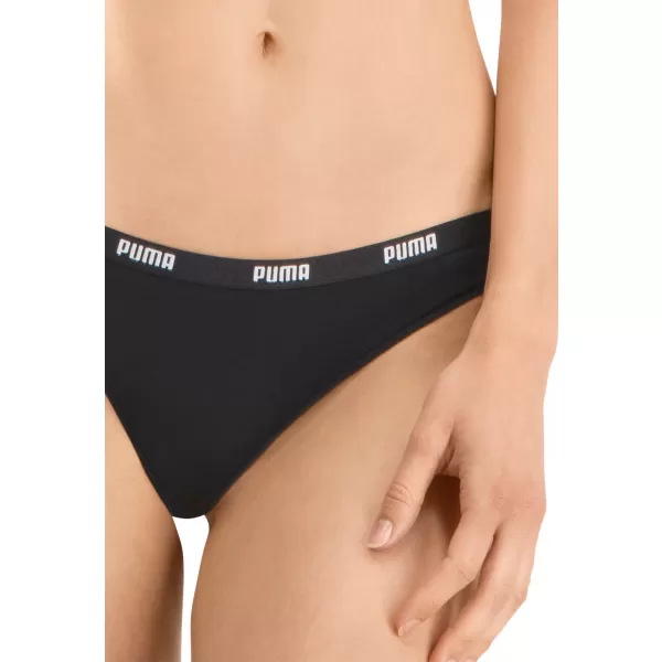  Ženske spodnjice PUMA STRING 3P PACK 90759002 ČRNA 
