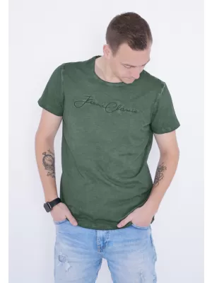 Moška majica s kratkimi rokavi KIXMI PATRIC ZELENA