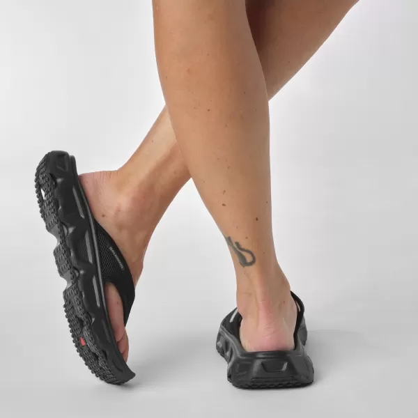  Ženske flip -flops SALOMON REELAX BREAK 6.0 W L47111200 ČRNA/ČRNA/ZLITINA 