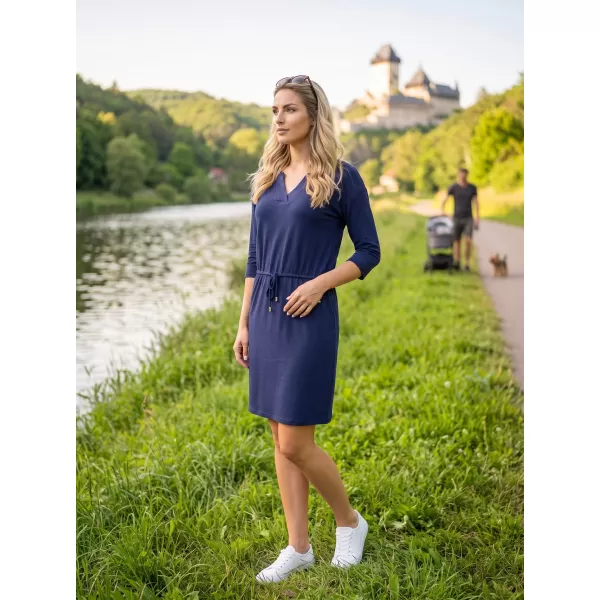  Obleka ALTISPORT ANIKA TEMNO MODRA 