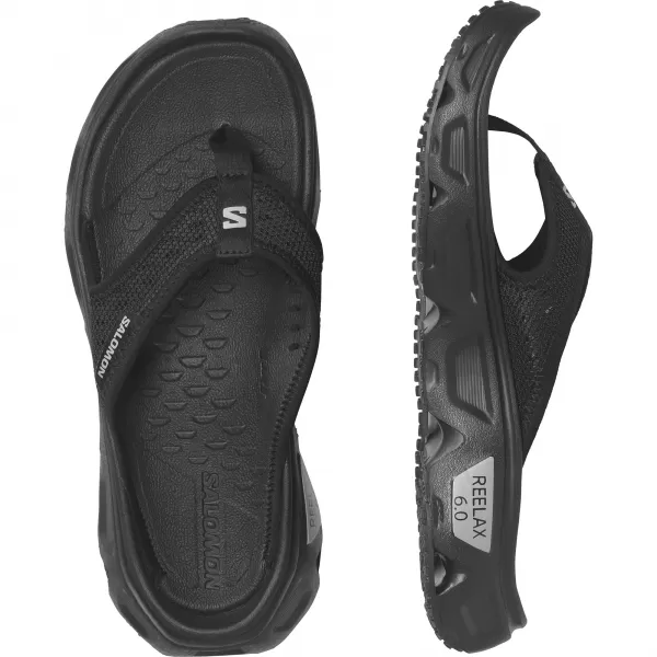  Ženske flip -flops SALOMON REELAX BREAK 6.0 W L47111200 ČRNA/ČRNA/ZLITINA 