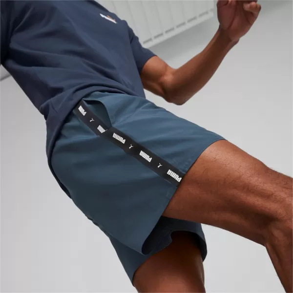  Moške kratke hlače PUMA ESS+ TAPE WOVEN SHORTS 849043-16 MODRA 