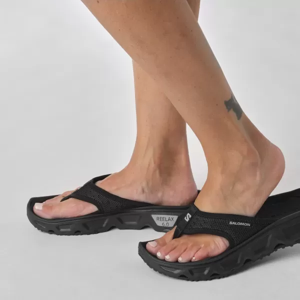 Ženske flip -flops SALOMON REELAX BREAK 6.0 W L47111200 ČRNA/ČRNA/ZLITINA 