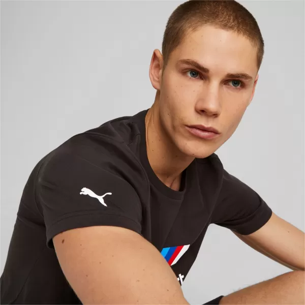  Moška majica s kratkimi rokavi PUMA BMW MMS ESS LOGO TEE 538148-01 ČRNA 