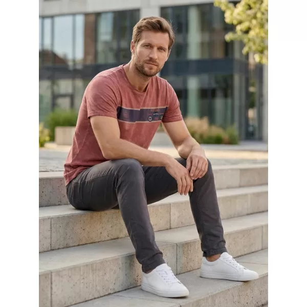  Moška majica s kratkimi rokavi ALTISPORT ARMAN BORDO 