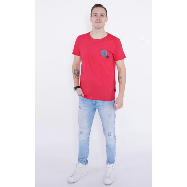  Moška majica s kratkimi rokavi KIXMI PHIL RDEČA 