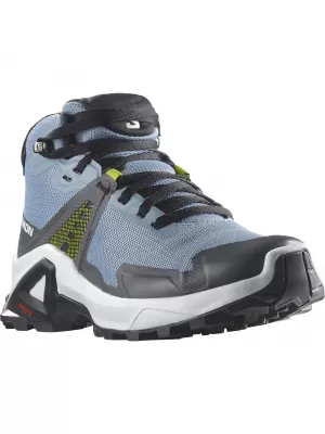 Otroški čevlji SALOMON X RAISE MID GORE-TEX L47071600 ZBLEDEL DENIM/INDIGO STRNAD/KISLA LIMETA