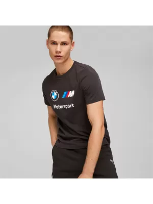 Moška majica s kratkimi rokavi PUMA BMW MMS ESS LOGO TEE 538148-01 ČRNA