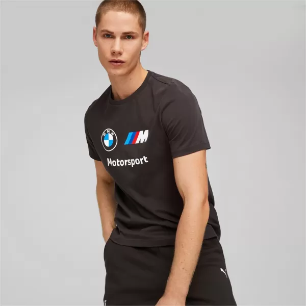  Moška majica s kratkimi rokavi PUMA BMW MMS ESS LOGO TEE 538148-01 ČRNA 