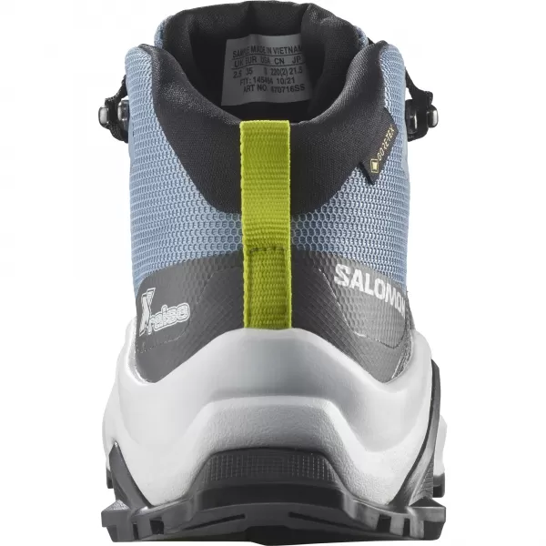  Otroški čevlji SALOMON X RAISE MID GORE-TEX L47071600 ZBLEDEL DENIM/INDIGO STRNAD/KISLA LIMETA 