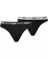 Ženske spodnjice PUMA WOMEN STRING 2P PACK 90785403 ČRNA