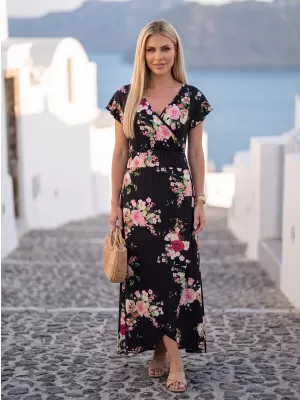 Obleka KIXMI PRINCESSA ČRNA