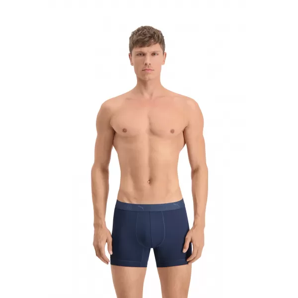  Moške boksarice PUMA SPORT MICROFIBER BOXER 2P 93552002 MODRA KOMBINACIJA 