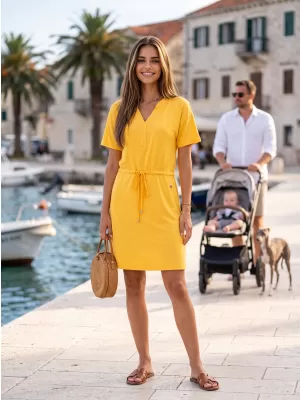 Obleka KIXMI PRISSY RUMENA