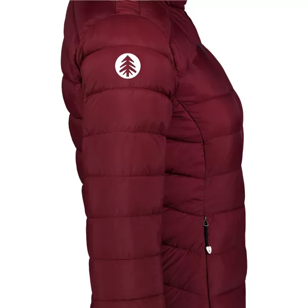  Ženska prešita jakna NORDBLANC SURROUNDINGS NBWJL7719 BORDO 