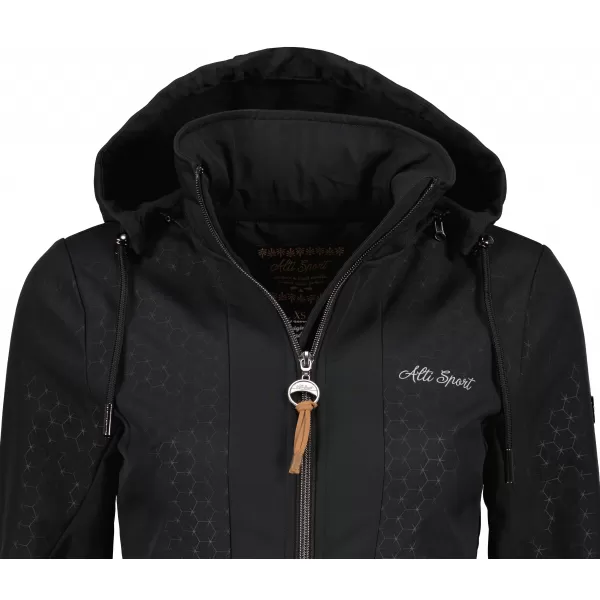  Ženska softshell jakna ALTISPORT ALLISON ČRNA 