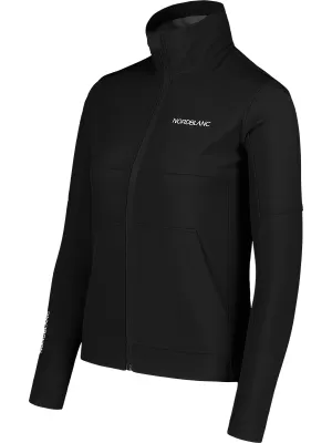 Ženska softshell jakna NORDBLANC FJORD NBSSL7657 ČRNA