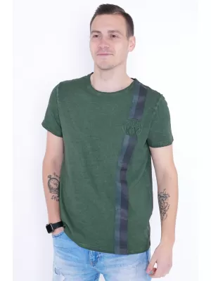 Moška majica s kratkimi rokavi KIXMI PABLO ZELENA