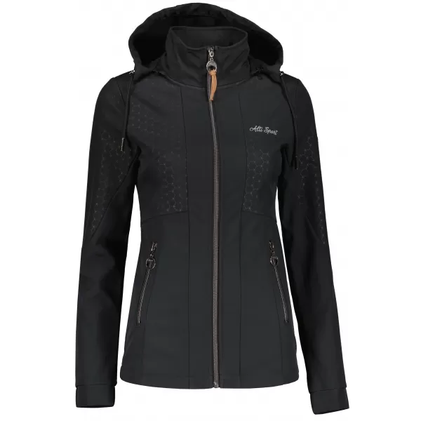  Ženska softshell jakna ALTISPORT ALLISON ČRNA 