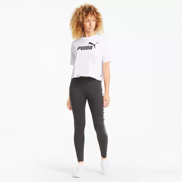  Ženski kratki top PUMA ESS CROPPED LOGO TEE 586866-02 BELA 