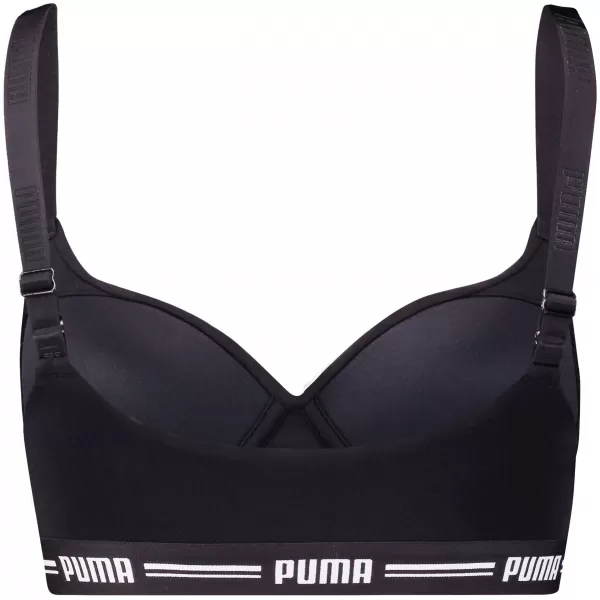  Dámská podprsenka PUMA WOMEN PADDED TOP 1P HANG 90786304 BLACK 