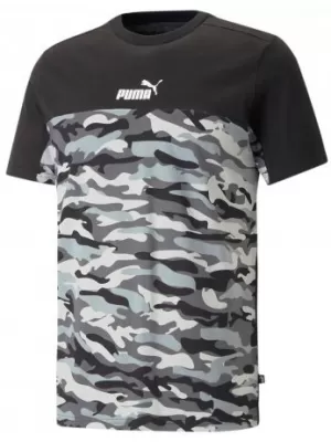 Moška majica s kratkimi rokavi PUMA ESS BLOCK CAMO TEE 673335-01 ČRNA