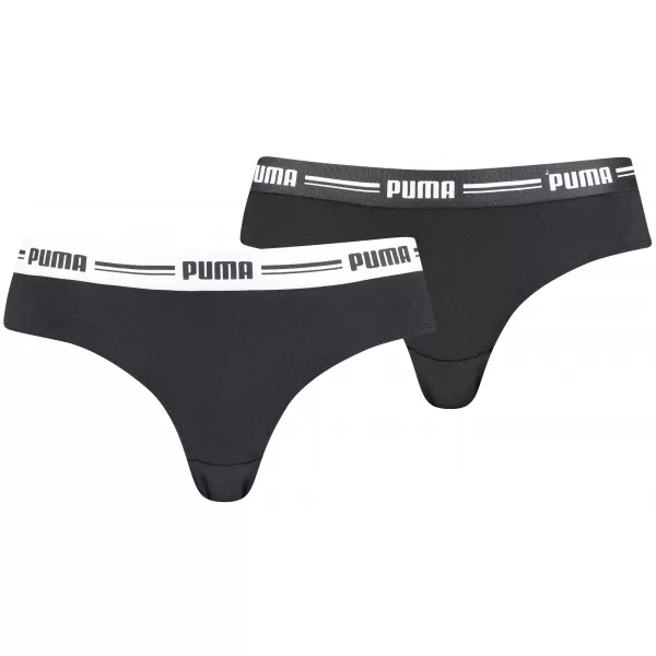  Ženske spodnjice PUMA WOMEN BRAZILIAN 2P PACK 90785603 ČRNA 