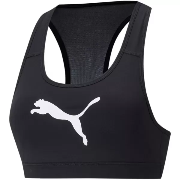  Ženski nedrček PUMA MID IMPACT 4KEEPS GRAPHIC BRA PM 520306-90 ČRNA 