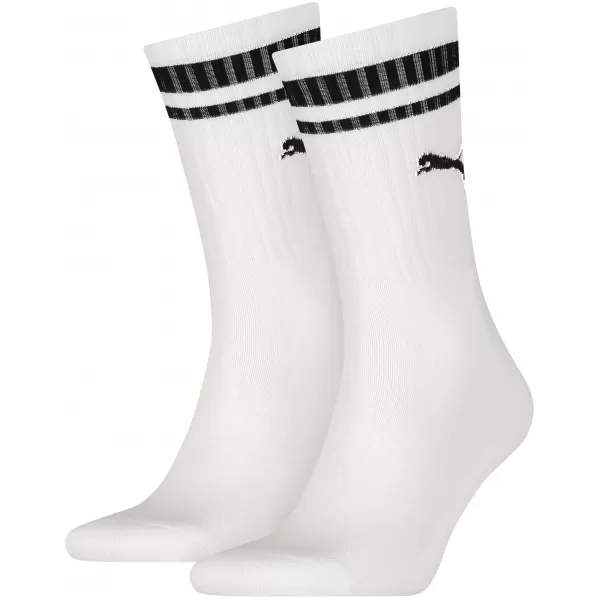 Nogavice PUMA CREW HERITAGE STRIPE 2P UNISEX 90794402 BELA 
