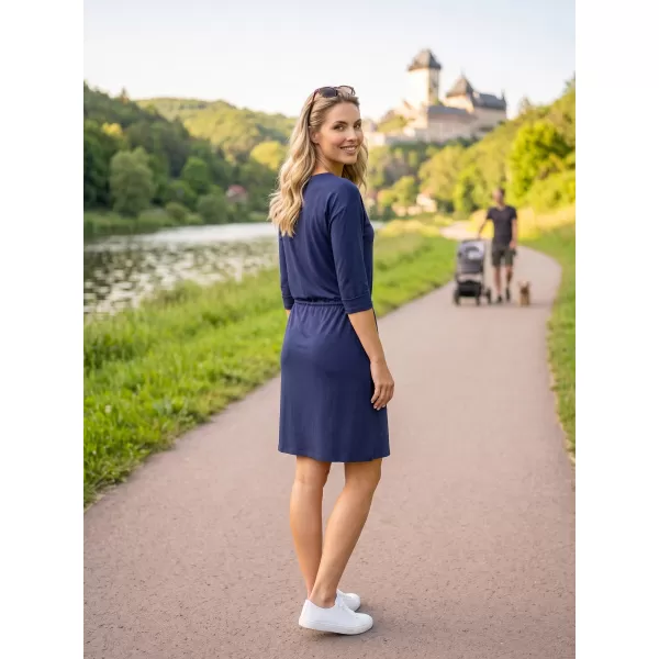  Obleka ALTISPORT ANIKA TEMNO MODRA 