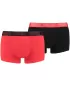Moške boksarice PUMA BASIC TRUNK 2P 93501502 RDEČA/ČRNA